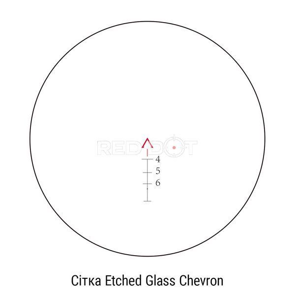 Оптический прицел VECTOR OPTICS Mustang GENII 1-4x30 Etched Glass Chevron IR SFP 10084 фото