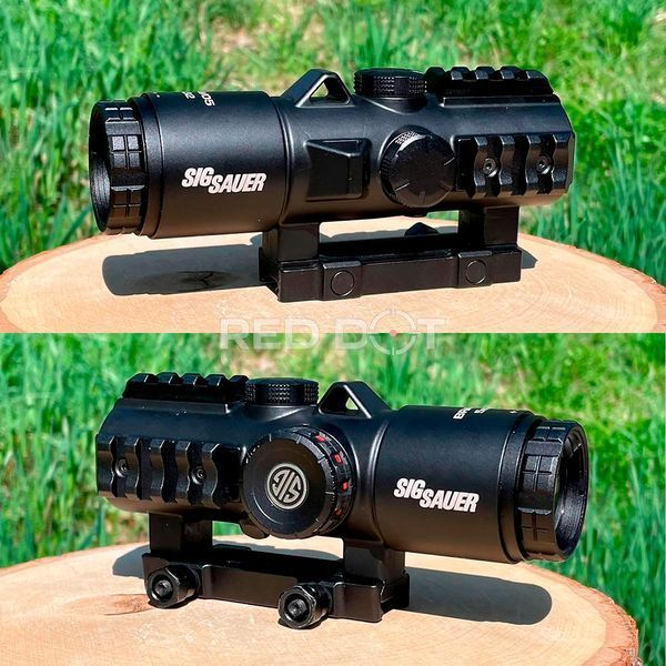 Призматический прицел SIG OPTICS BRAVO5 5x32 Battle Sights 5.56/7.62 Horseshoe Dot IR 11011 фото