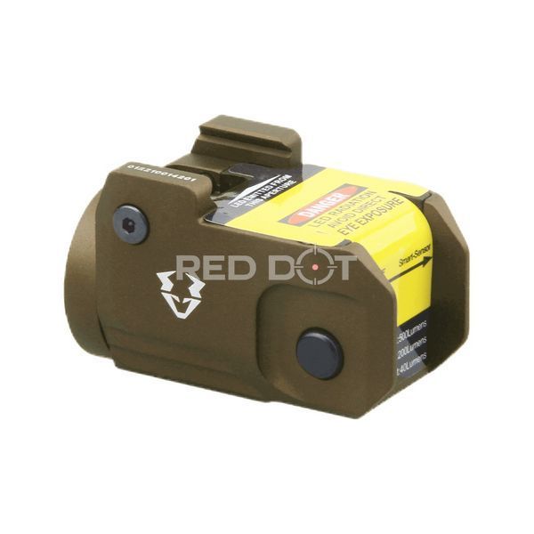 Підствольний ліхтар Vector Optics Vaide Scrapper Subcompact Pistol Flashlight 500 LM FDE 02037 фото