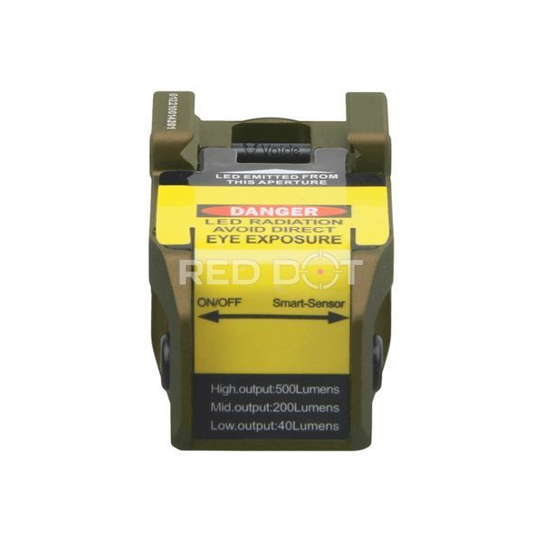 Підствольний ліхтар Vector Optics Vaide Scrapper Subcompact Pistol Flashlight 500 LM FDE 02037 фото