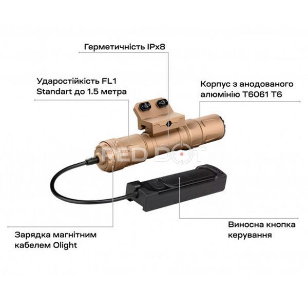 Фонарь Olight Odin S M-LOK Desert Tan 02011 фото