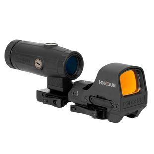 Набір коліматорний приціл HOLOSUN HS510C та збільшувач HM3X (Combo Set) 00005 фото