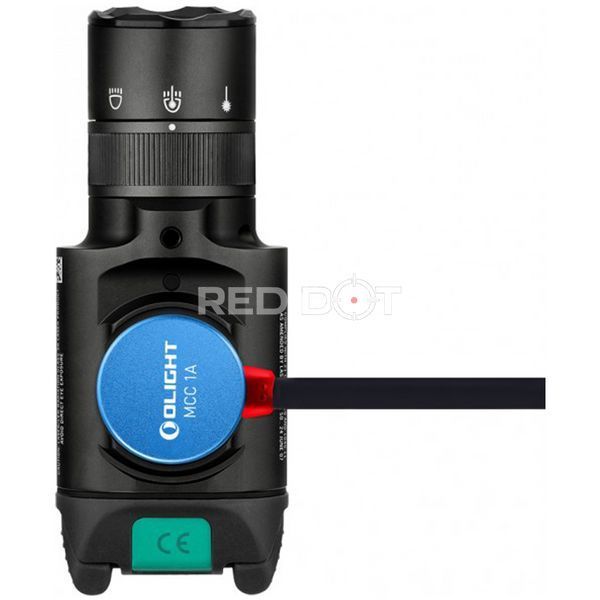 Фонарь с ЛЦВ Olight Baldr Pro R Green Laser Black 02022 фото