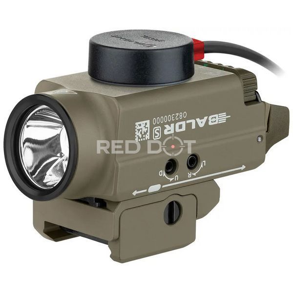 Фонарь с ЛЦВ Olight Baldr S Green Laser Flat Dark Earth 02025 фото