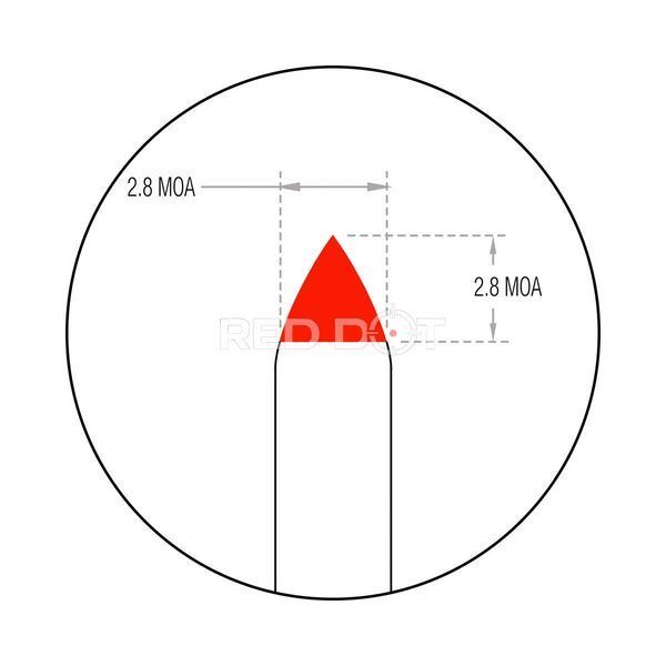 Оптический прицел TRIJICON AccuPoint 1-6x24 BAC Red Triangle Tritium SFP 10074 фото