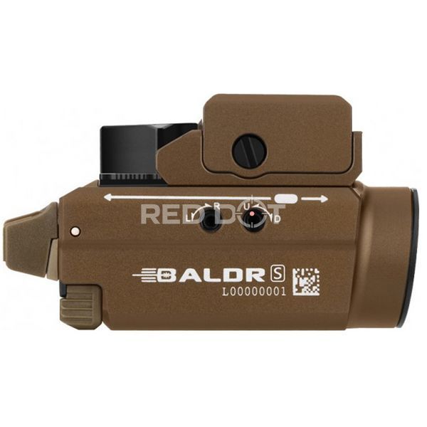 Ліхтар з ЛЦВ Olight Baldr S Green Laser Desert Tan 02026 фото