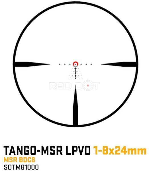 Оптичний приціл SIG OPTICS TANGO MSR 1-8x24 SFP BDC8 IR 10053 фото