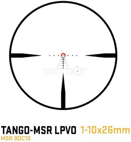 Оптичний приціл SIG OPTICS TANGO MSR 1-10x28 SFP BDC10 IR 10054 фото