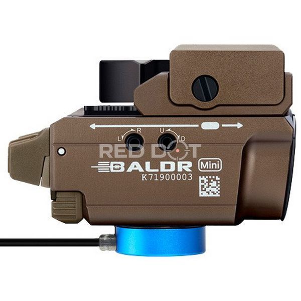 Фонарь с ЛЦВ Olight Baldr Mini Green Laser Desert Tan 02030 фото