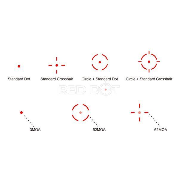 Коліматорний приціл VECTOR OPTICS Frenzy Plus 1x31x26 Multi-Reticle 00190 фото