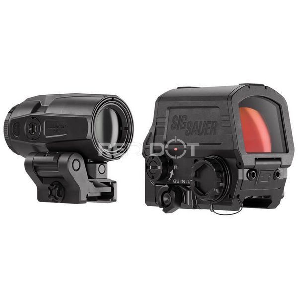 Коллиматорный прицел SIG OPTICS ROMEO8T-AMR 1x40 и магнифер JULIET3T-AMR 3x22 мм 00225 фото