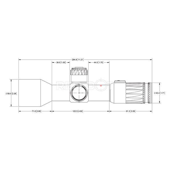 Оптический прицел EOTECH Vudu 5-25x50 (34 мм) FFP H59 MRAD 10143 фото