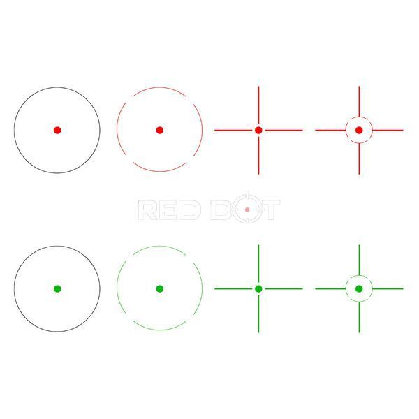 Коліматорний приціл VECTOR OPTICS Z4 1x23x34 Multi-Reticle 00210 фото