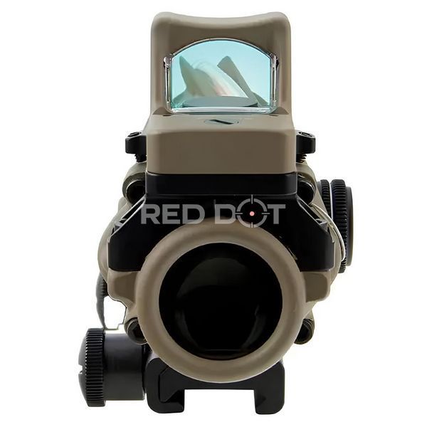 Комплект приціл TRIJICON ACOG 4x32 BAC і RMR 3.25 МОА FDE 11033 фото