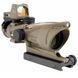 Комплект приціл TRIJICON ACOG 4x32 BAC і RMR 3.25 МОА FDE 11033 фото 1