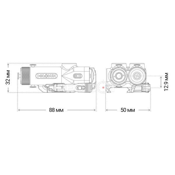 Тактический блок HOLOSUN LE221-GR 01015 фото